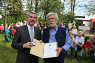 Ehrennadel der Stadt für Hans-Peter Müller 