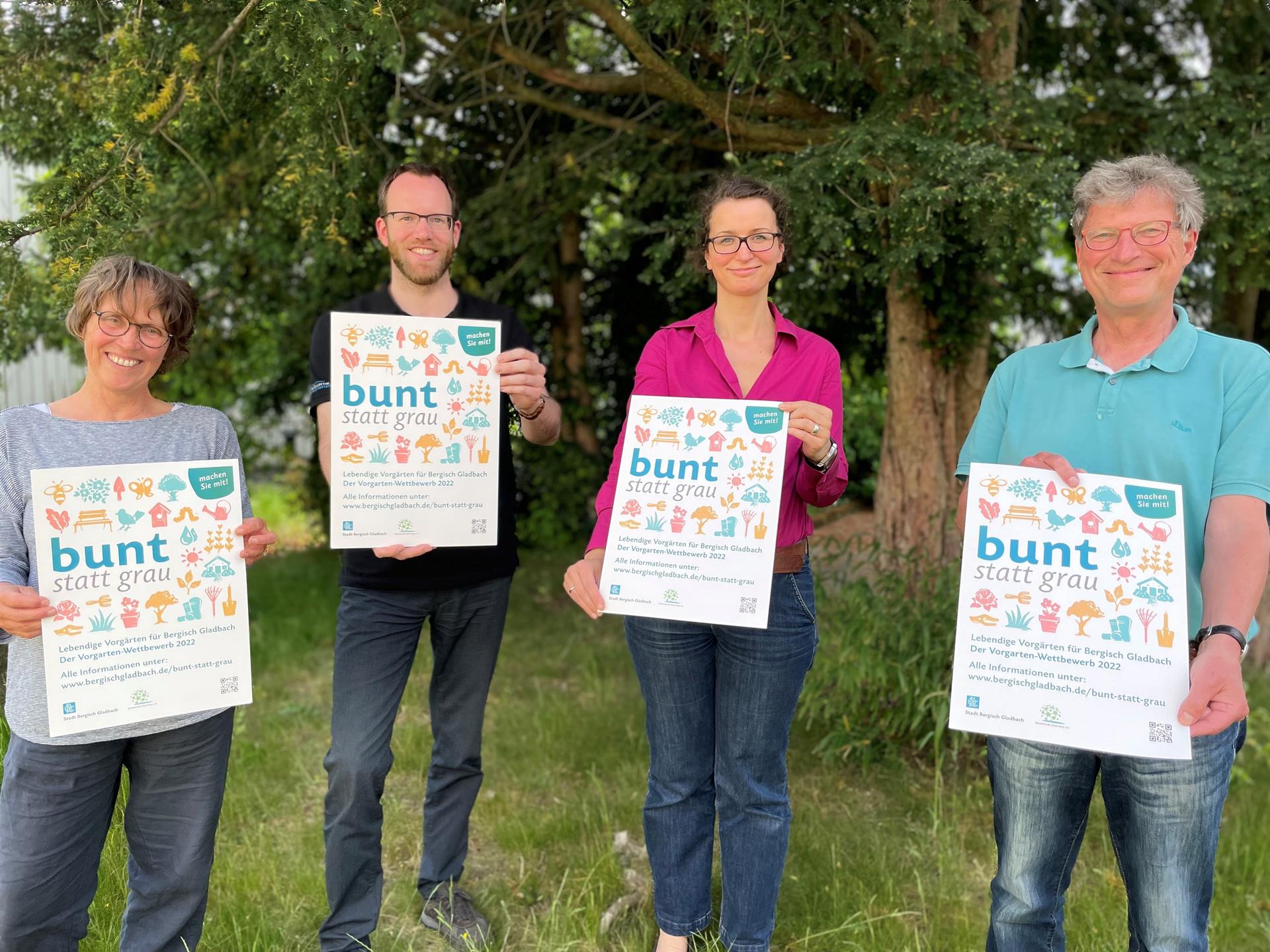 Stadtverwaltung und Klimafreunde Rhein-Berg e.V. starten ersten Vorgartenwettbewerb