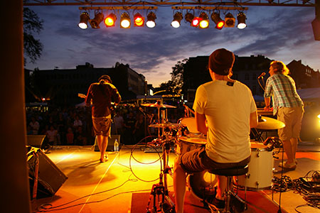 eine Aufführung auf dem Stadtfest