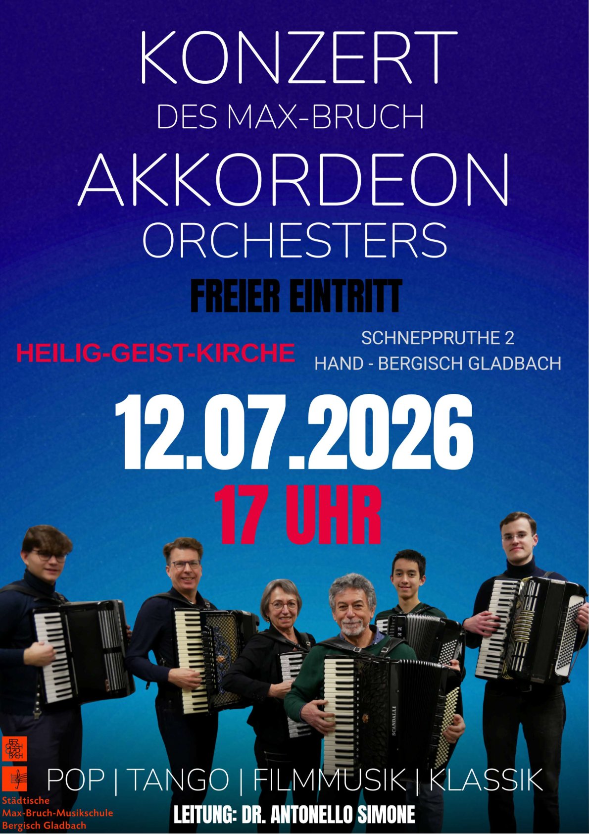 Konzert des Max-Bruch-Akkordeon-Orchesters