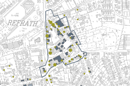 Stadtplan von Refrath