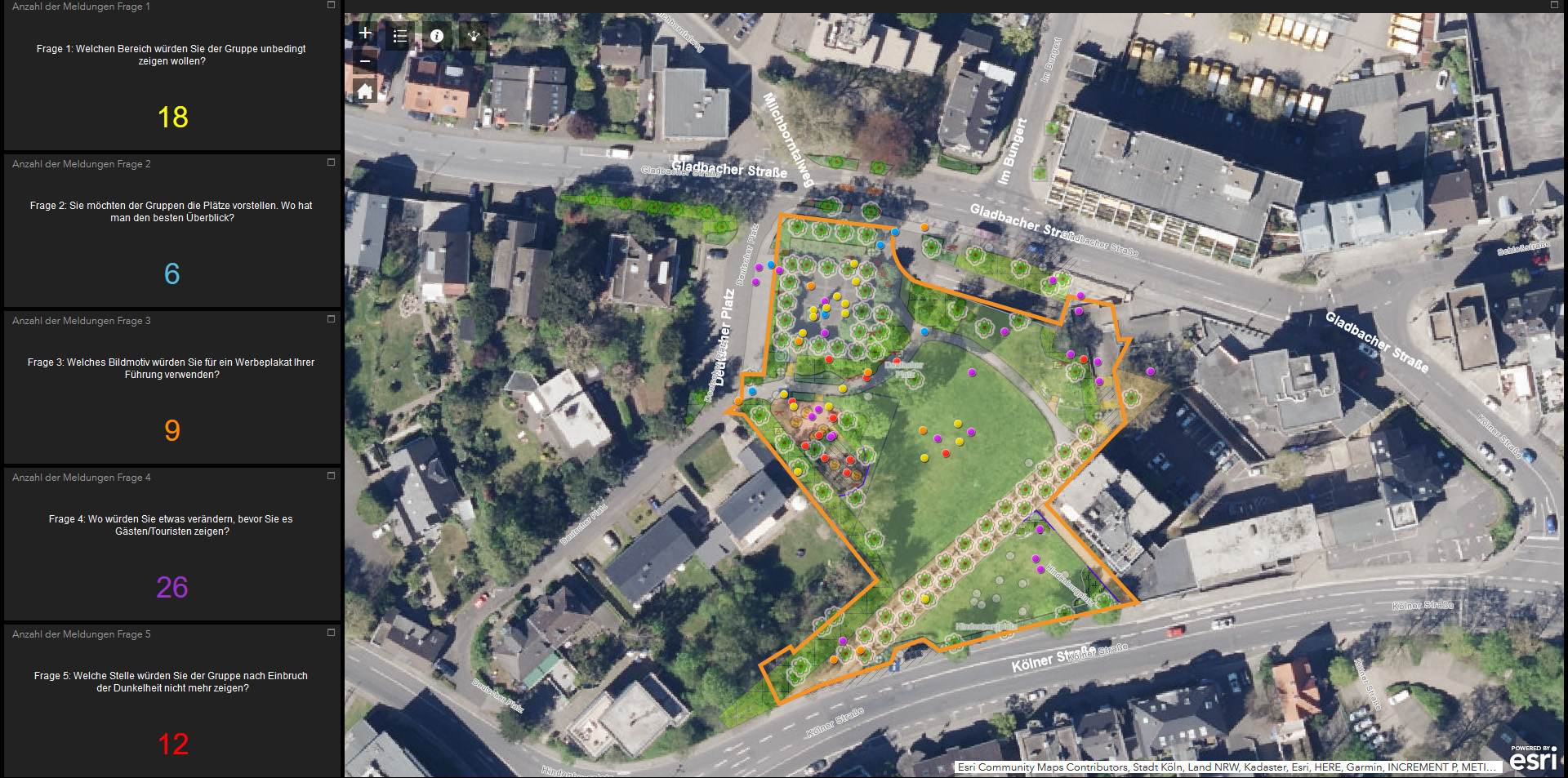 Erste Ergebnisse der Testphase der Bürgerbeteiligung zum Deutschen Platz/Hindenburgplatz 