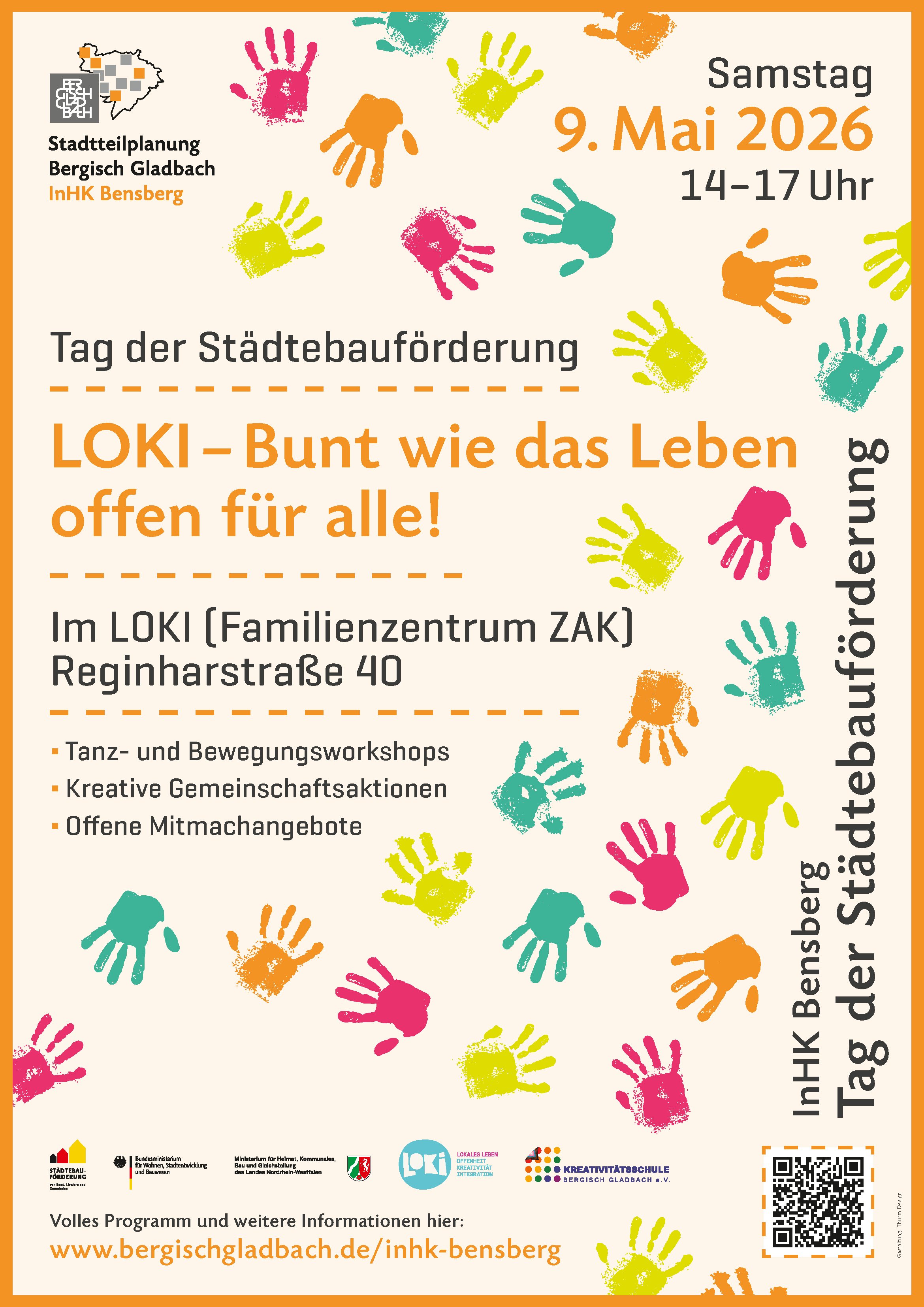 9. Mai 2026: Tag der Städtebauförderung im LOKI: „Bunt wie das Leben – offen für alle