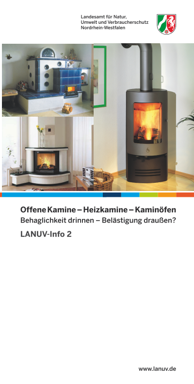 Broschüre Offene Kamine und Heizkamine