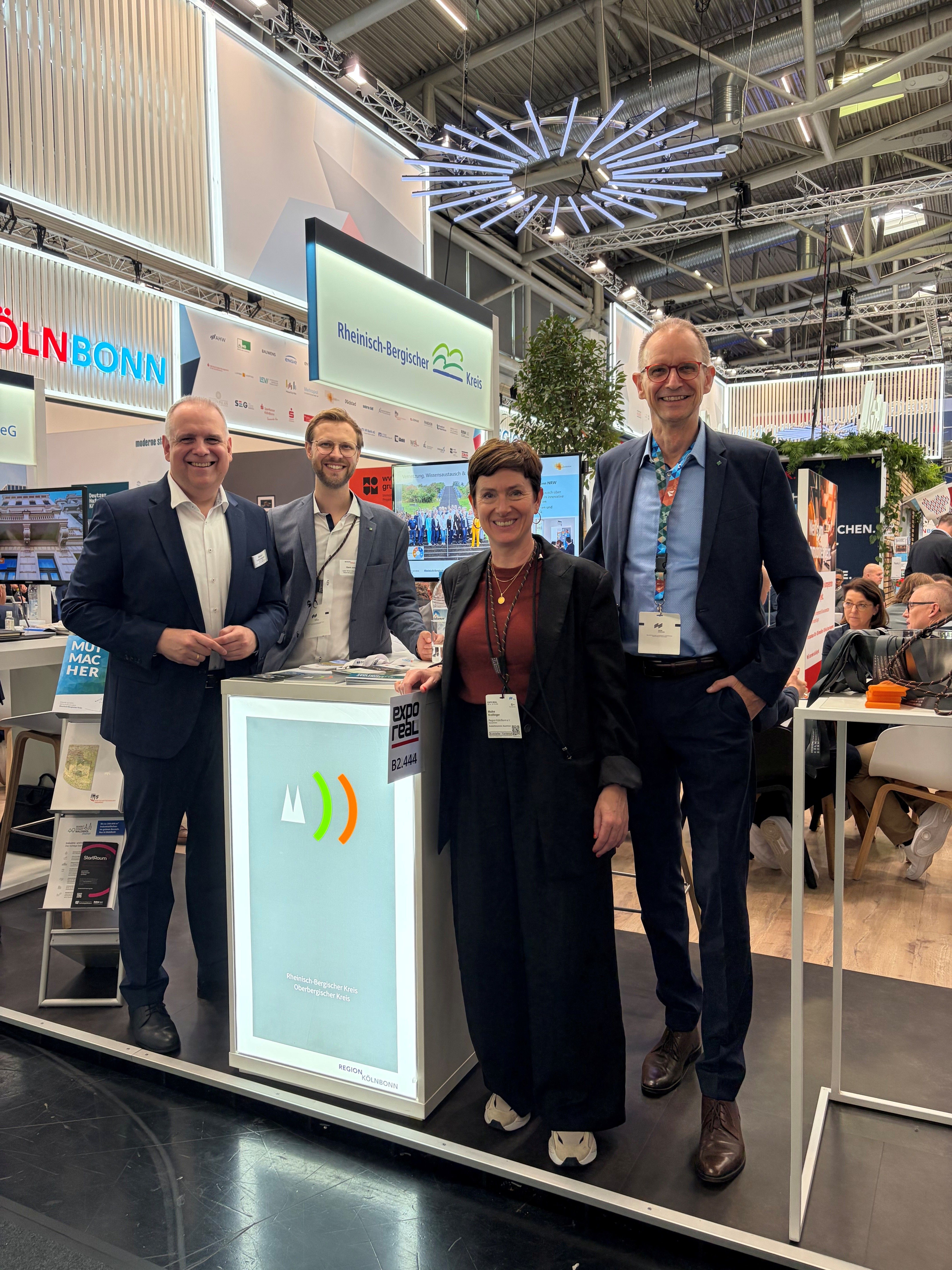 Als Wirtschaftsstandort auf der internationalen Immobilienmesse Expo Real in München