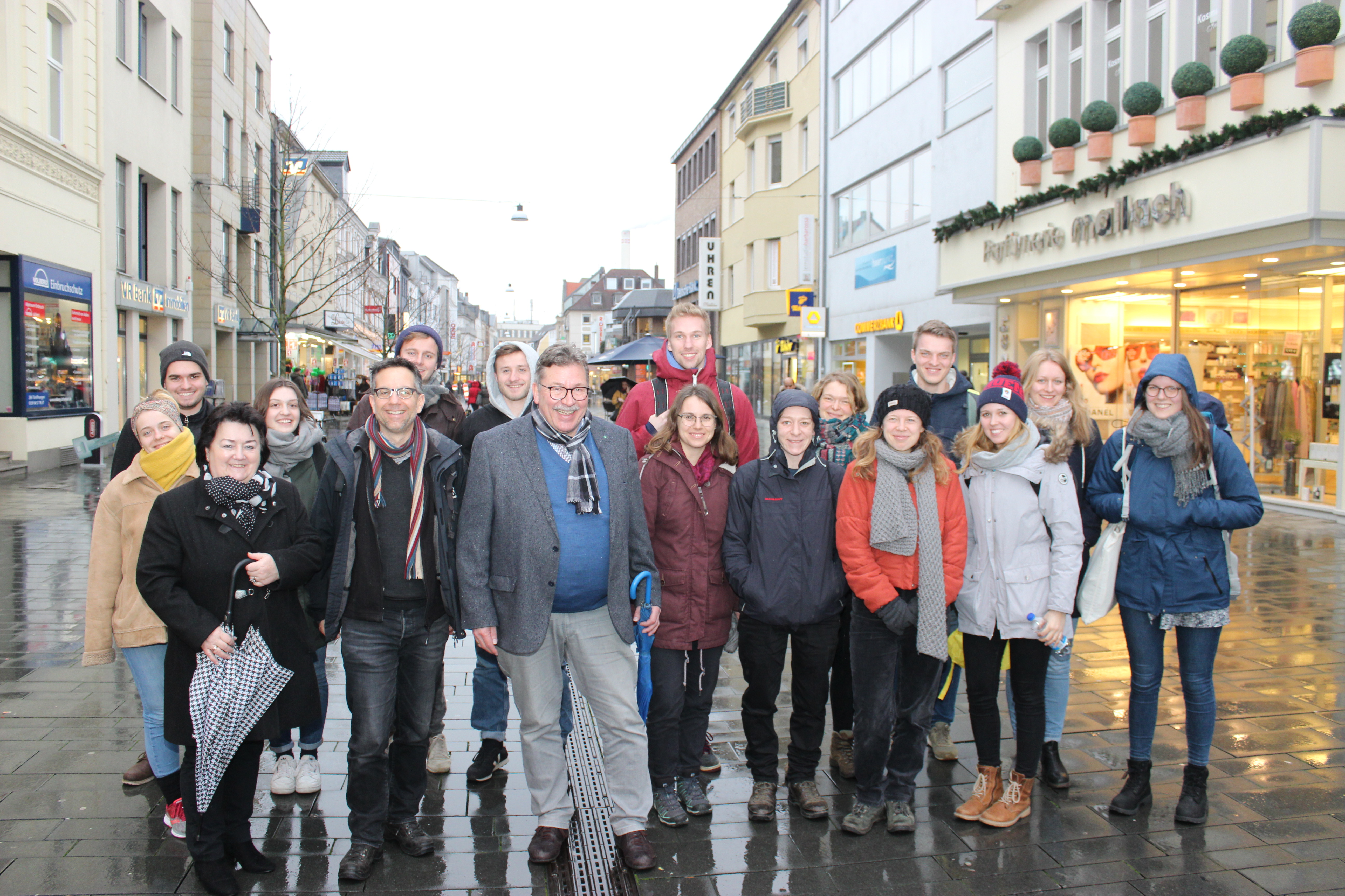 Studentenbesuch zum Thema Immobilien- und Standortgemeinschaft (ISG)