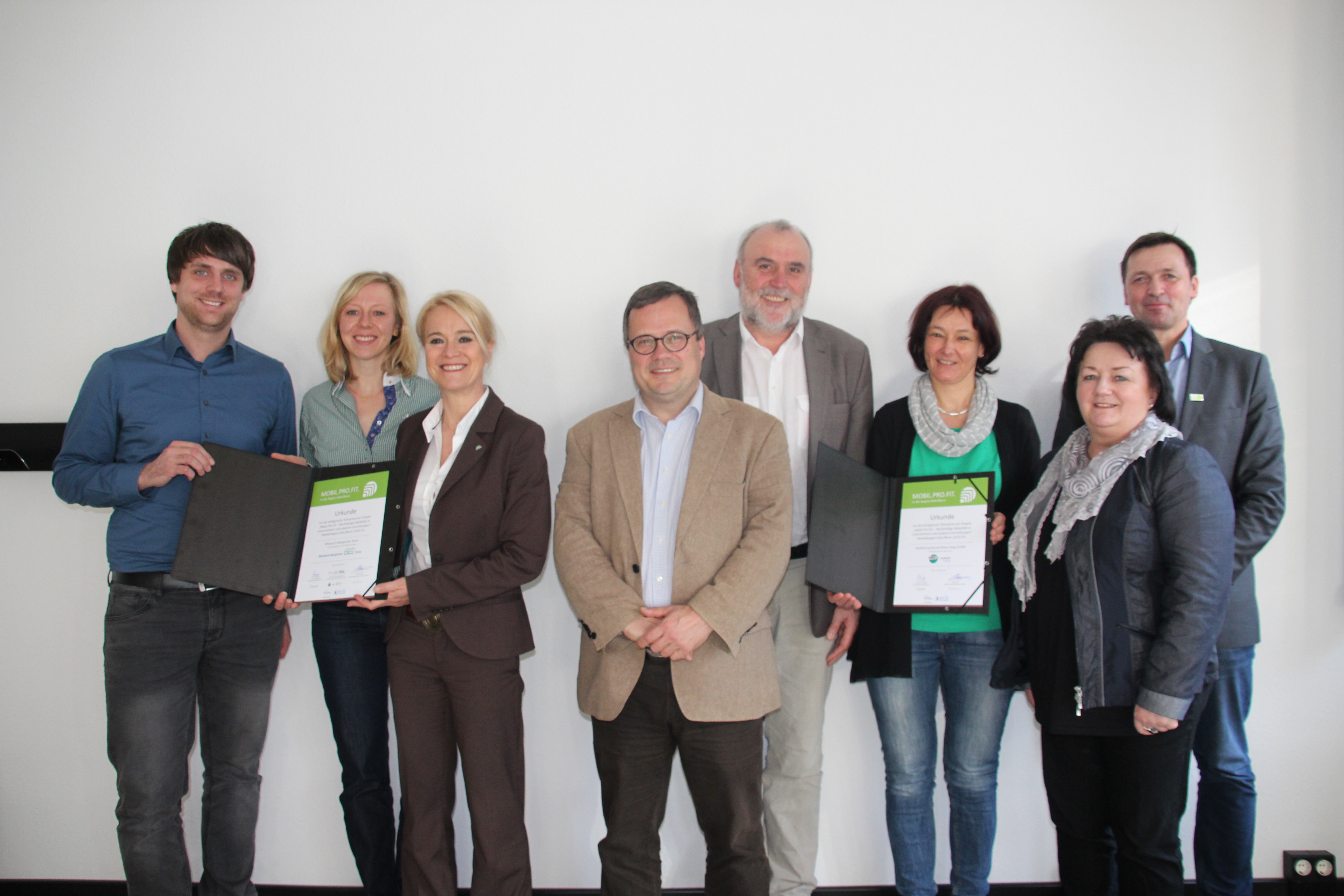 Auszeichnung für nachhaltige betriebliche Mobilitätskonzepte