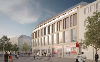 Neues Geschäftshaus für Bergisch Gladbach - Kreissparkasse Köln stellt Bauprojekt vor