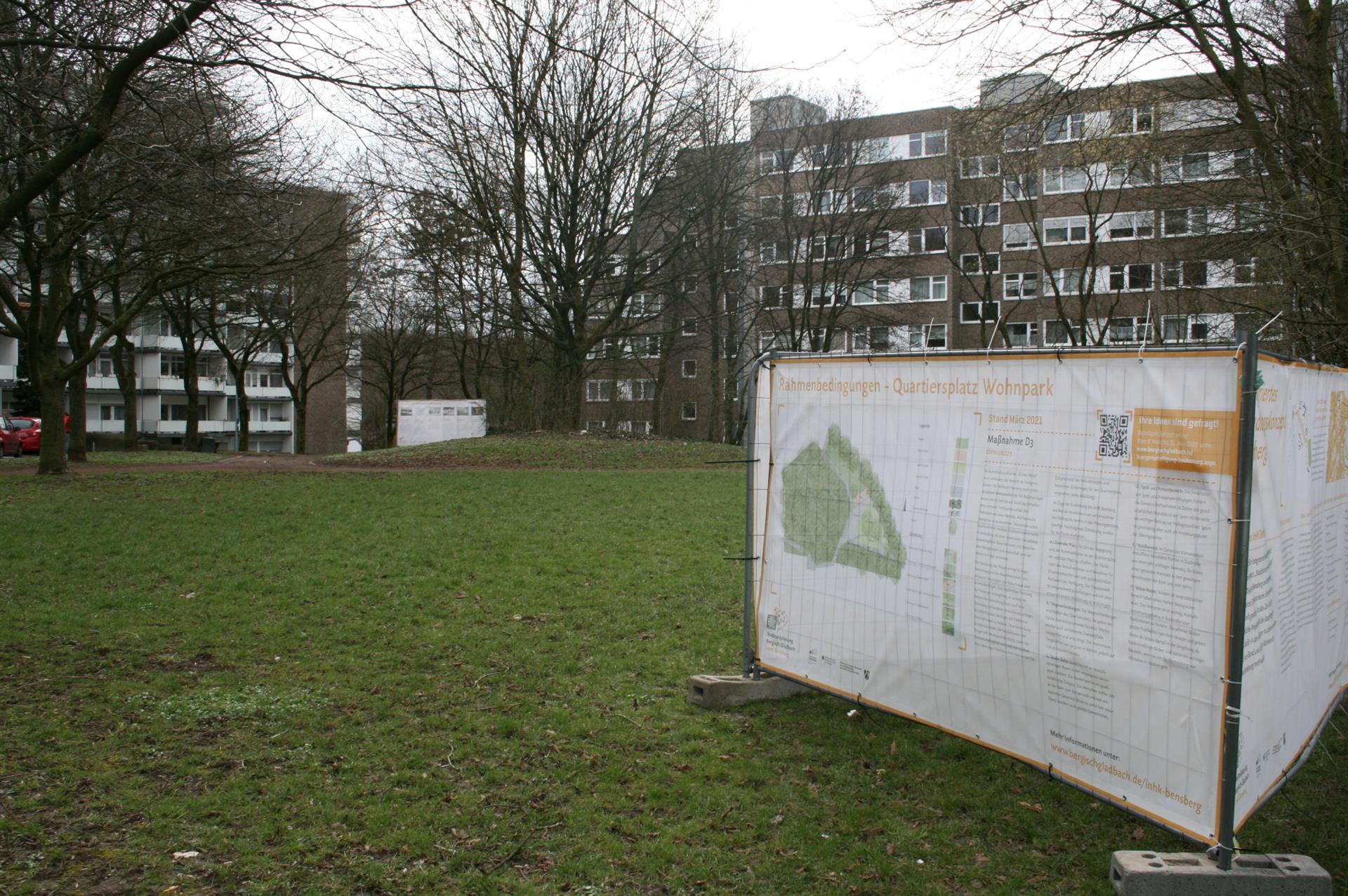 Online-Beteiligung bis 31. März und Ausstellung bis 7. April zum Wohnpark Bensberg