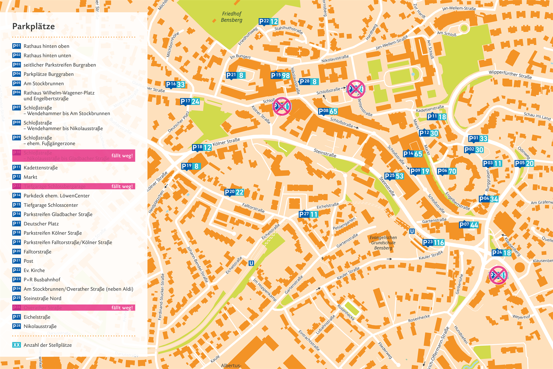Start der Bauarbeiten in der Schloßstraße für Mitte März geplant 