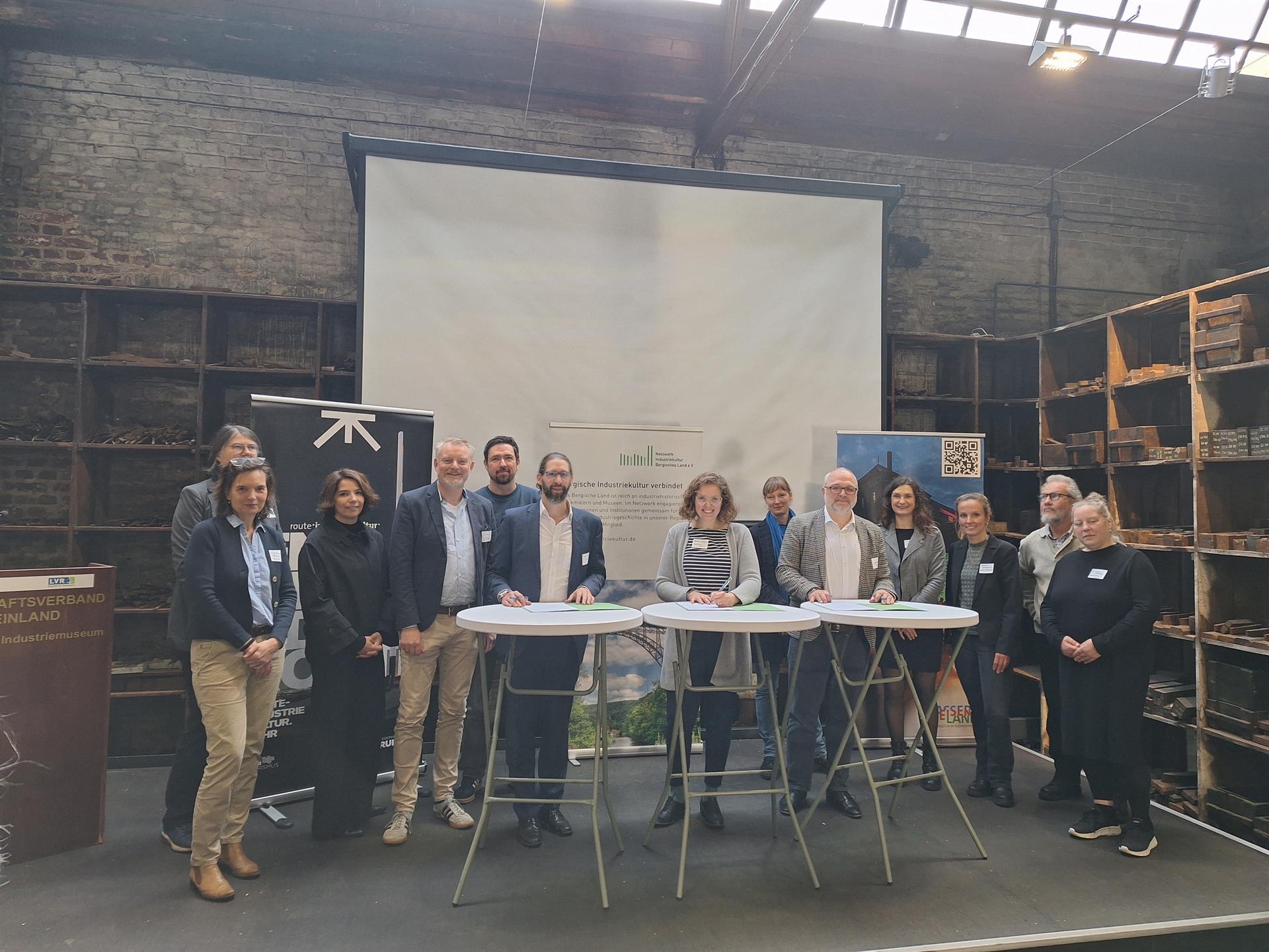  Gemeinsam stark für die Industriekultur: Route Industriekultur, WasserEisenLand e. V. und das Netzwerk Industriekultur Bergisches Land e. V. arbeiten zukünftig noch enger zusammen