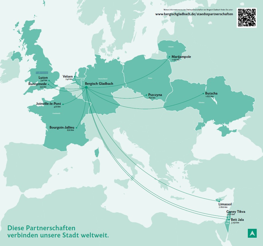 Welttag der Partnerstädte: Bergisch Gladbach lebt internationale Freundschaft und Solidarität