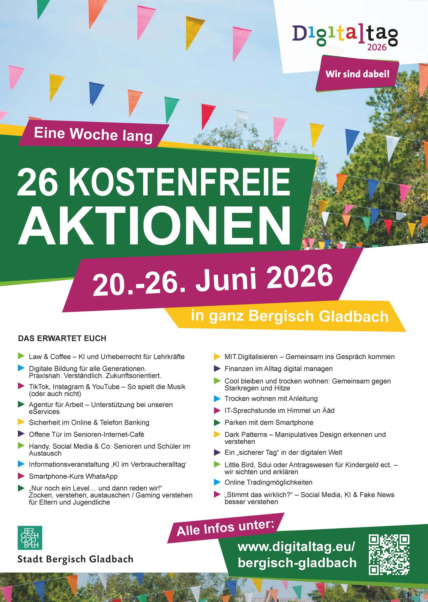 Digitaltag 2026: Bergisch Gladbach macht Digitalisierung erlebbar