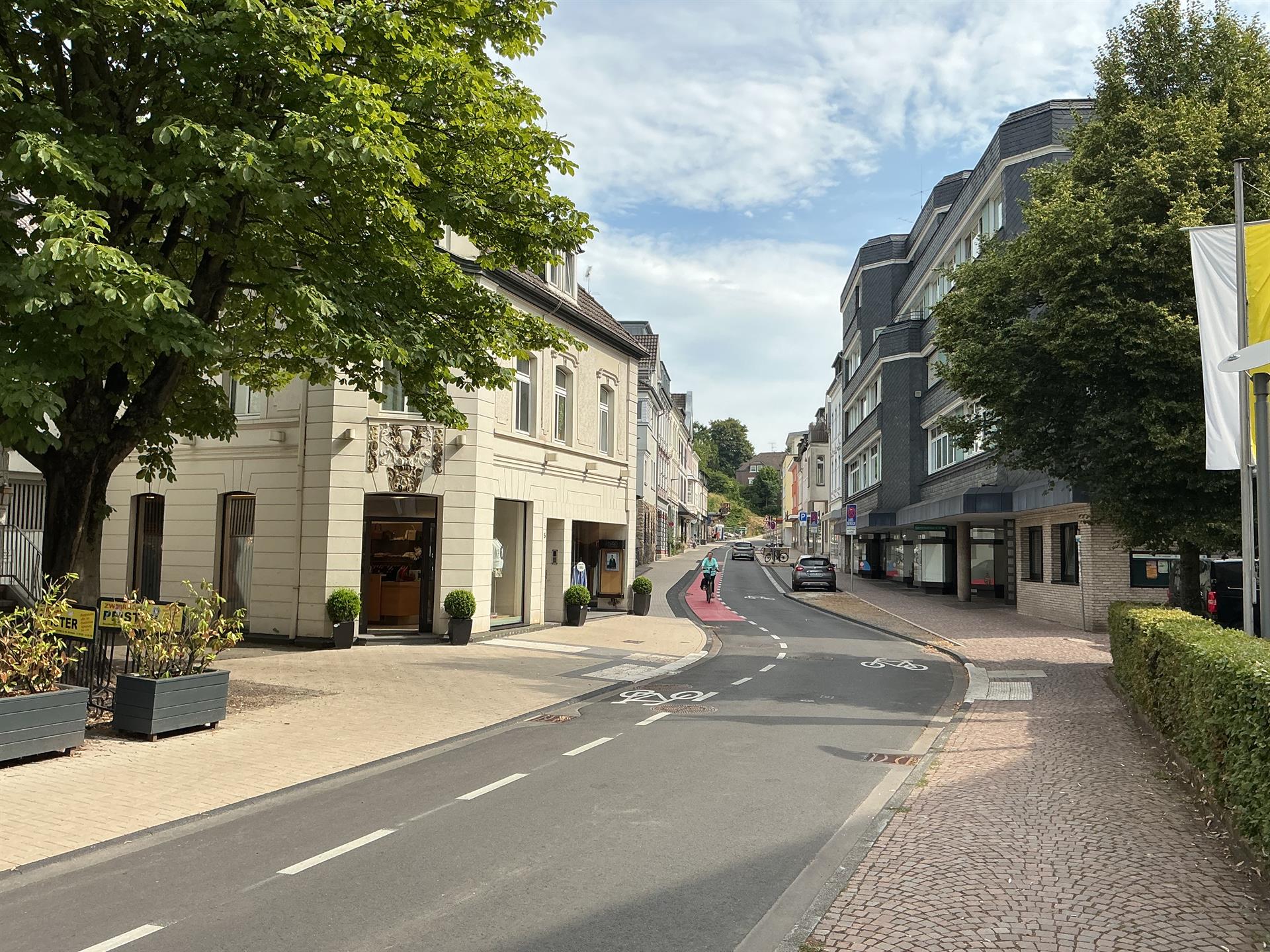 Bauarbeiten früher als geplant beendet: Laurentiusstraße ab Dienstag, den 4. August wieder uneingeschränkt freigegeben