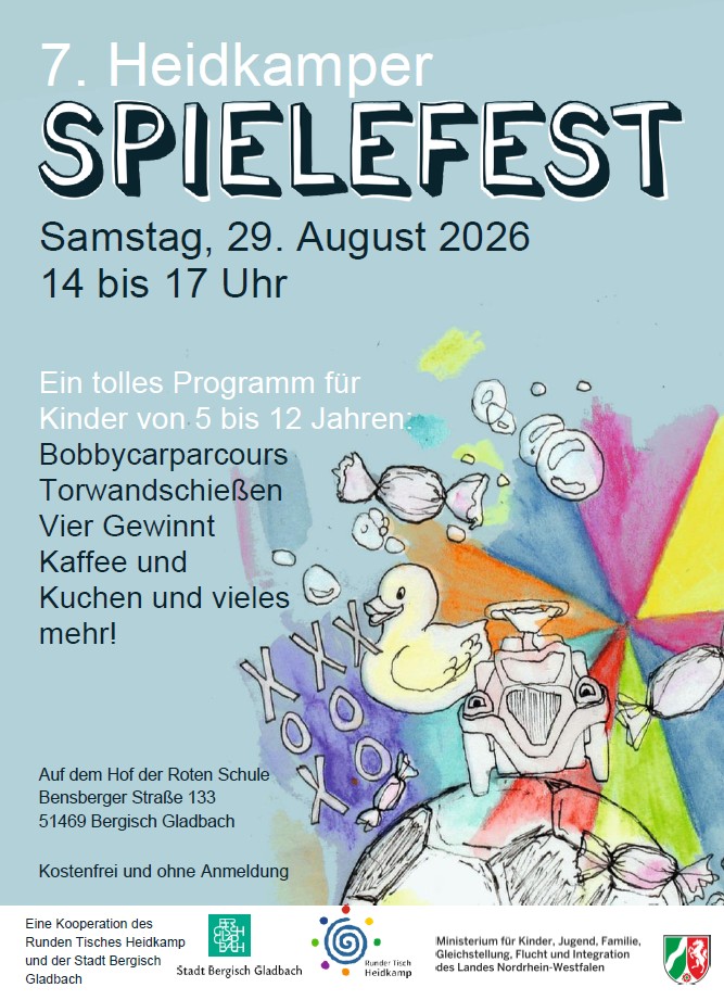 Heidkamper Spielefest lädt zum fröhlichen Ferienabschluss ein – Spiel, Spaß und Gemeinschaft für die ganze Familie am letzten Ferienwochenende
