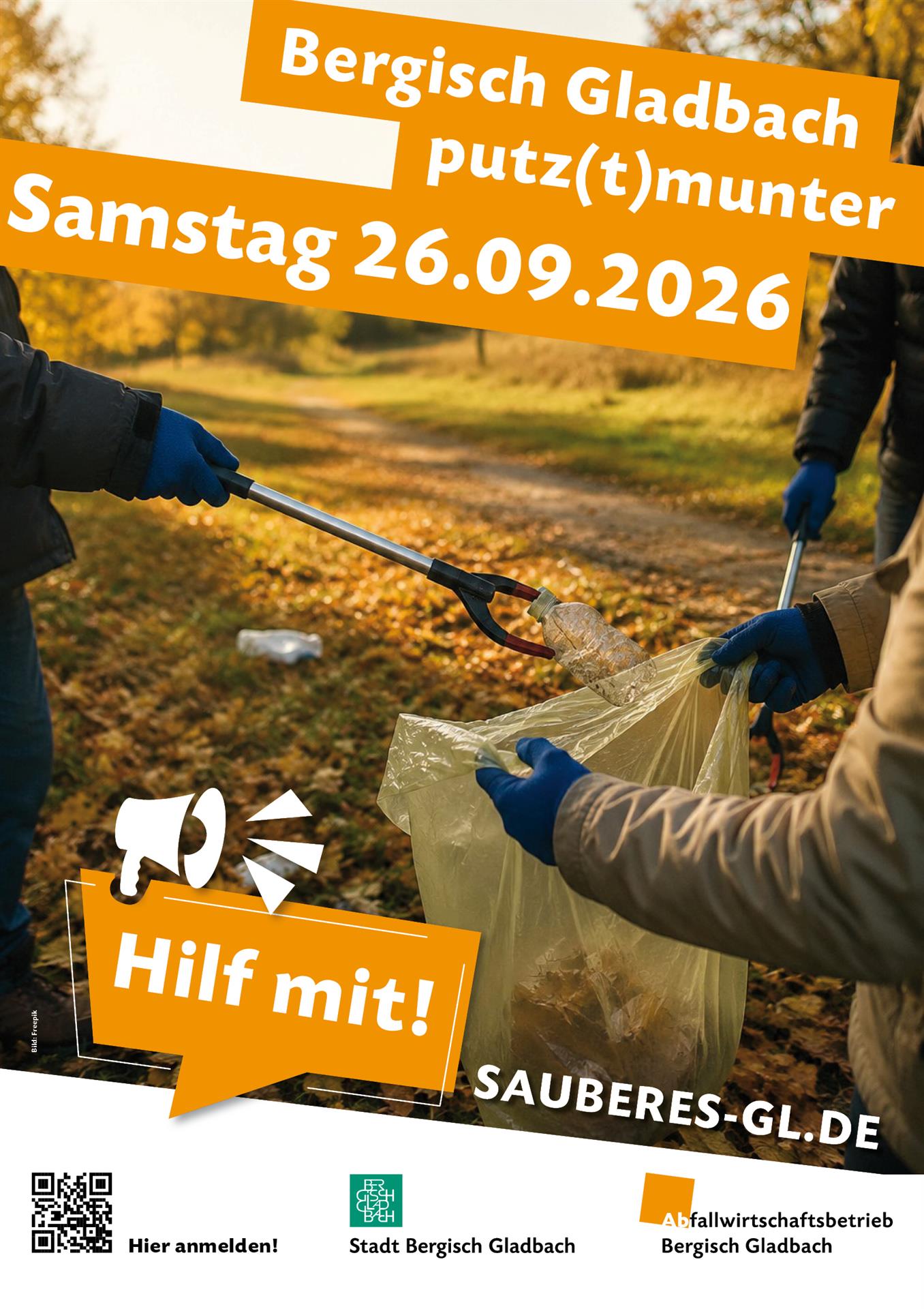 Bergisch Gladbach putz(t)munter am 26. September 2026