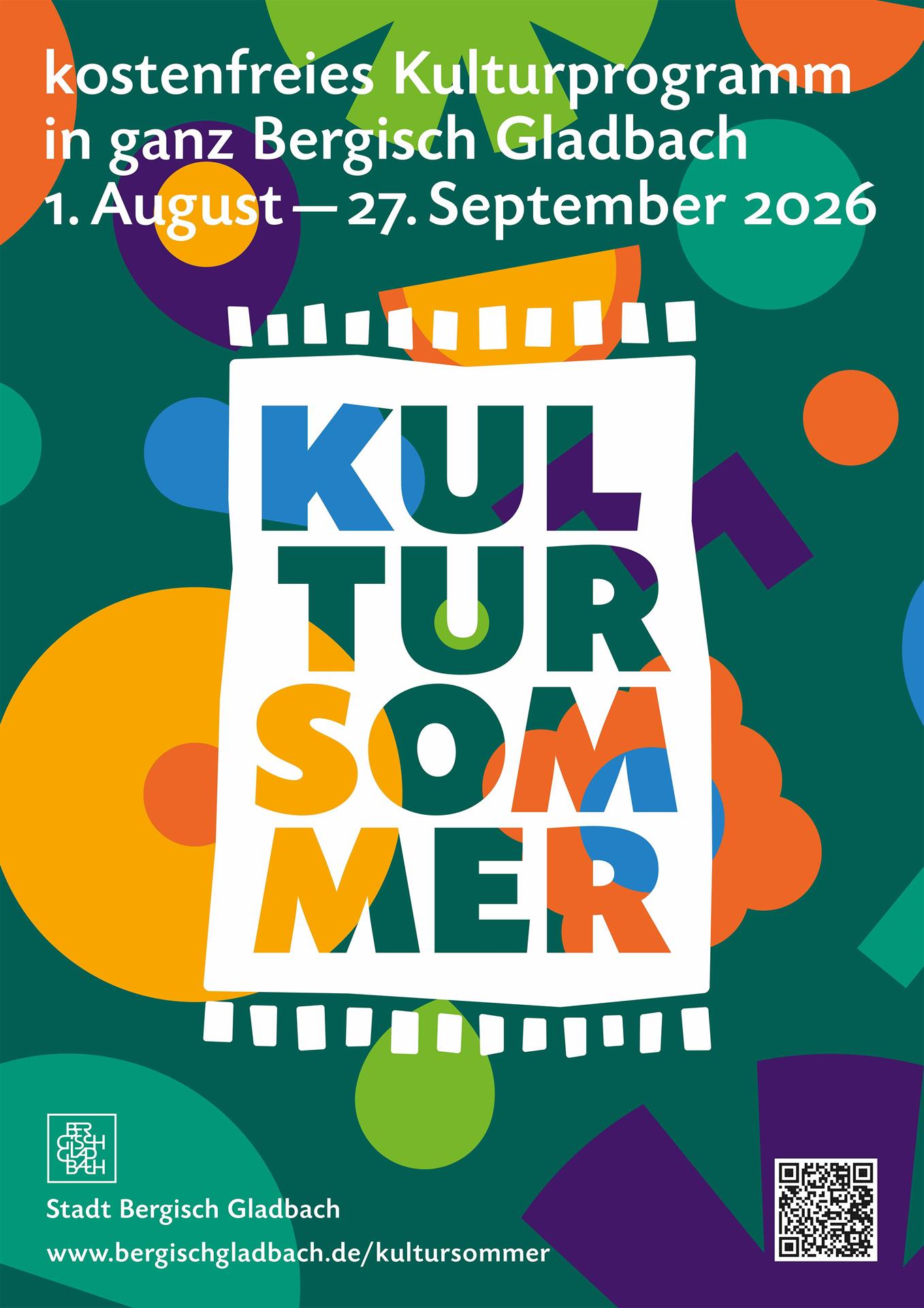 Kultursommer 2026 in Bergisch Gladbach: Menschen begegnen – Kultur kostenlos erleben