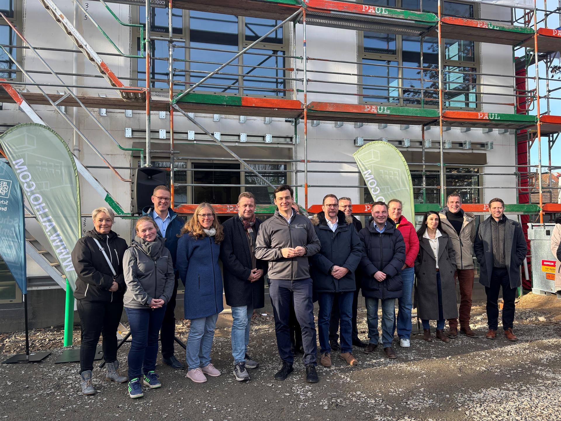 Richtfest für den Neubau an der GGS Hand