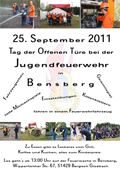 Tag der offenen Türe bei der Jugendfeuerwehr in Bensberg am 25.09.2011