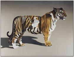 Eckart Hahn, Papiertiger, Privatsammlung Tübingen © VG Bild- Kunst, Bonn 2025