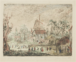 James Ensor, Kirmes bei der Windmühle, 1889, Sammlung Quinensor, Ostende, Foto Steven Decroos