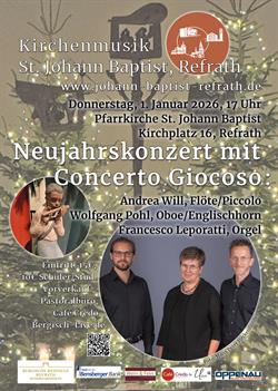 Kirchenmusik an St. Johann Baptist Refrath (Künstlerfoto: Hans Peter Herkenhöhner)